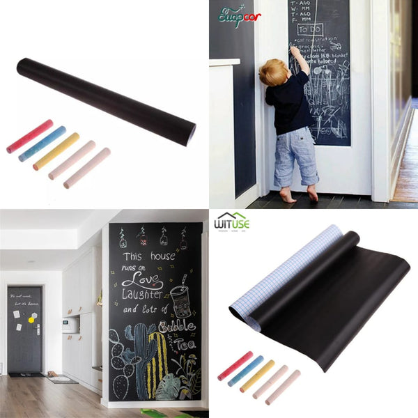 45x200cm Chalkboard Stickers — Office & Desk Organisation, Arvani Home Essentials