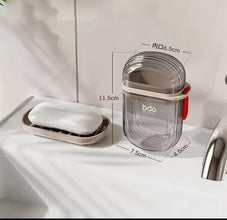 Portable travel soap holders With soap case shown from another angle (Bags & Travel Accessories)