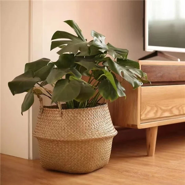 Seagrass Rattan Storage Basket — Rattan, Arvani Home Essentials