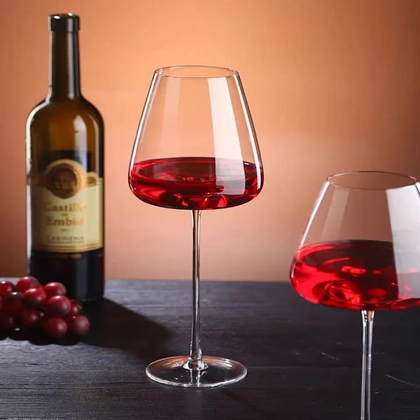 2pc Medium Capacity Crystal Wine Glass — Glass, Arvani Home Essentials