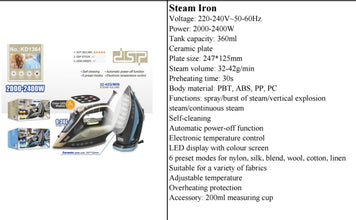 Steam Iron shown from another angle (Iron)