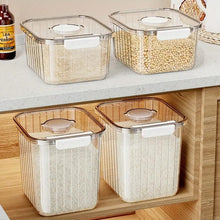 Acrylic big size cereal container shown from another angle (Acrylic)