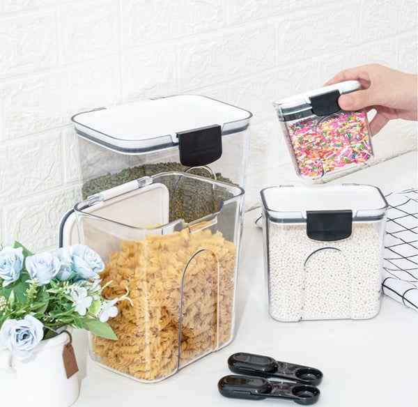 4 Pcs Airtight food storage container — Kitchen Storage & Organisation, Arvani Home Essentials