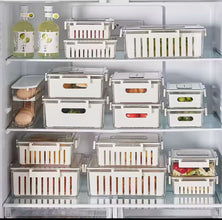 3pcs Stackable Food Storage Containers shown from another angle (Kitchen Storage & Organisation)