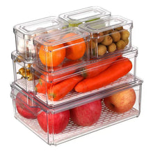 7 pcs BPA-Free Stackable acrylic Fridge Organizer — Acrylic, Arvani Home Essentials