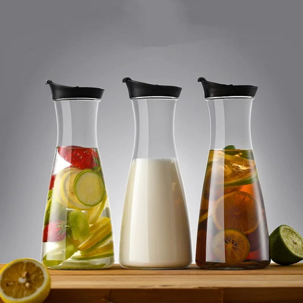 3 pcs set glass water pitcher — Glass, Arvani Home Essentials