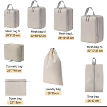 8pcs Luggage Travel Organizers For Suitcase shown from another angle (Bags & Travel Accessories)