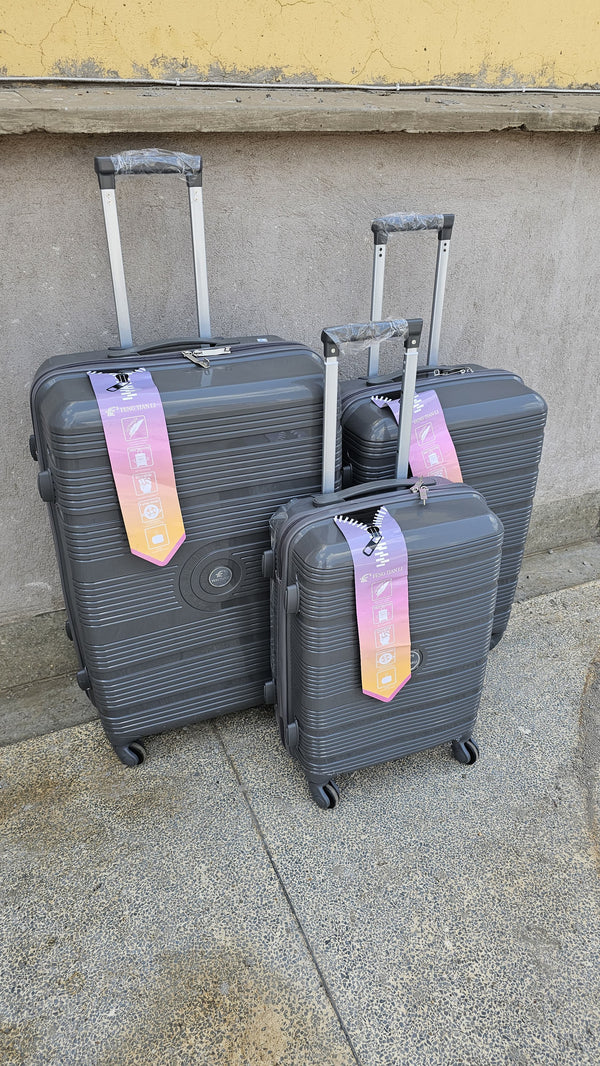 3 in 1 Luxurious Unbreakable Pp Suitcase — Pp, Arvani Home Essentials