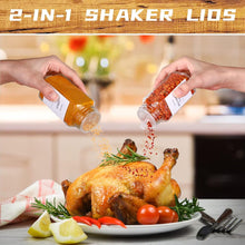 29pcs SET GLASS STORAGE SPICE & JARS WITH BAMBOO LID shown from another angle (Glass, Bamboo)