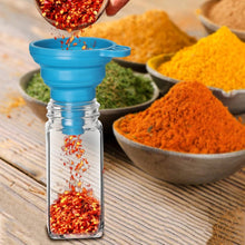 29pcs SET GLASS STORAGE SPICE & JARS WITH BAMBOO LID shown from another angle (Glass, Bamboo)