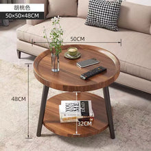 Minimalist two layer coffee side table stool shown from another angle (Kitchen Storage & Organisation)
