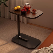 Movable side stool shown from another angle (Solid wood )