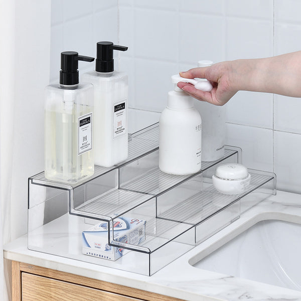 3 tier Expandable acrylic Rack — Acrylic, Arvani Home Essentials