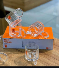 Vintage Transparent Mugs shown from another angle (Dinnerware)