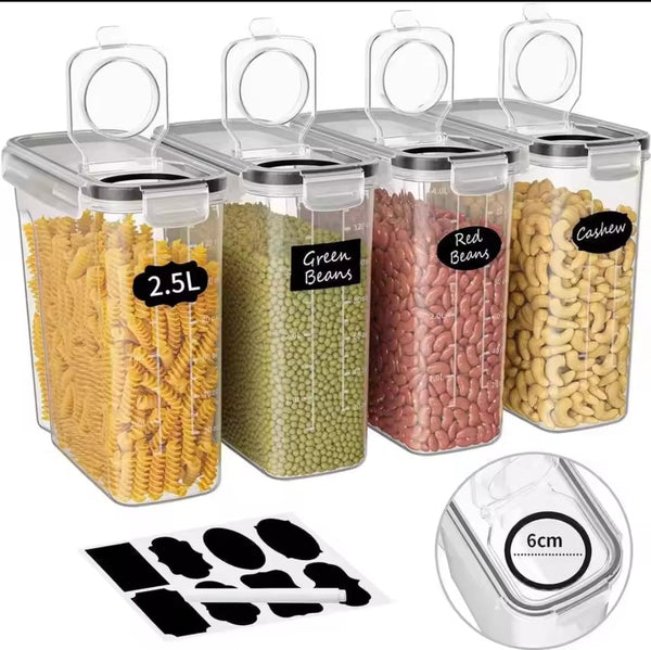 4pcs Food Storage Containers — Kitchen Storage & Organisation, Arvani Home Essentials
