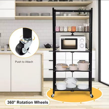 5 LAYER FOLDABLE KITCHEN RACK shown from another angle (Kitchen Storage & Organisation)