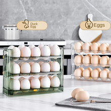 Autoflip Fridge Egg Storage Plastic Box shown from another angle (Plastic)