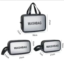 3pc wash bag pouch shown from another angle (Storage & Organisation)