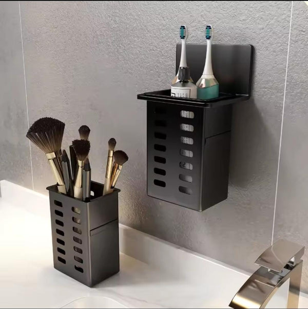 tooth brush holder — White, black, Arvani Home Essentials