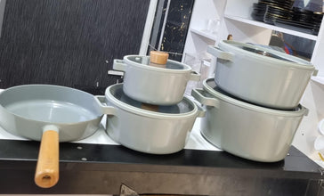 Neoflam Korean Ceramic Cookware shown from another angle (Ceramic)