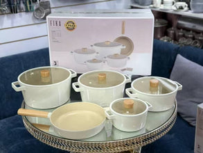 Neoflam Korean Ceramic Cookware shown from another angle (Ceramic)