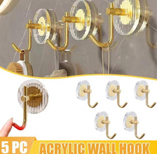 Luxury Acrylic Hooks shown from another angle (Acrylic)