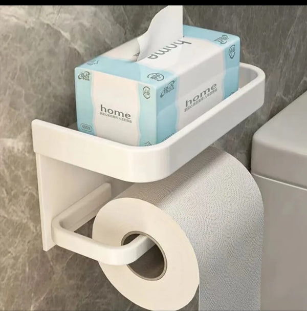 Metallic Tissue Holder — Black, White, Arvani Home Essentials