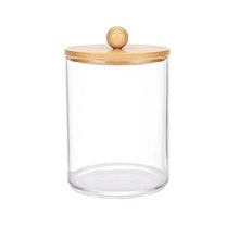 Acrylic Earbud / Swab / Cotton Wool Multipurpose Organizer shown from another angle (Acrylic, Cotton)