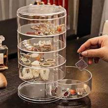 Acrylic Rotating Jewellery Holder — High-quality transparent acrylic, Arvani Home Essentials