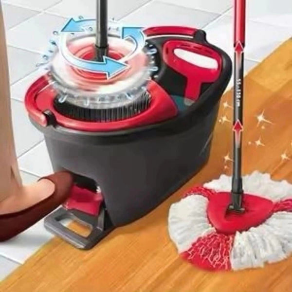 Spin mop bucket with foot pedal — Bathroom & Laundry Storage, Arvani Home Essentials