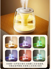 3L Big Capacity Humidifier shown from another angle (White, Black)