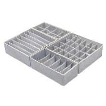 4-in-1 Under-Garment Organizer shown from another angle (Grey)