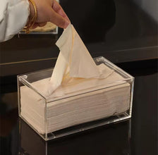 Acrylic Serviette Holder shown from another angle (Acrylic)