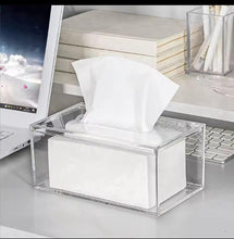 Acrylic Serviette Holder shown from another angle (Acrylic)