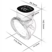 Rechargeable Ultra-Silent Wearable Breast Pump shown from another angle (Fitness & Health)