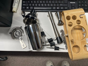 12pcs Cocktail Shaker Set shown from another angle (Kitchen Storage & Organisation)