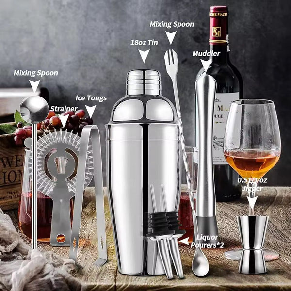 12pcs Cocktail Shaker Set — Kitchen Storage & Organisation, Arvani Home Essentials