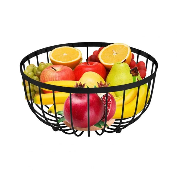 Quality Heavy Fruit Basket/Holder with Bamboo — Bamboo, Arvani Home Essentials