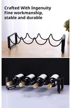 Metallic Carbon Wine Holder shown from another angle (Dinnerware)