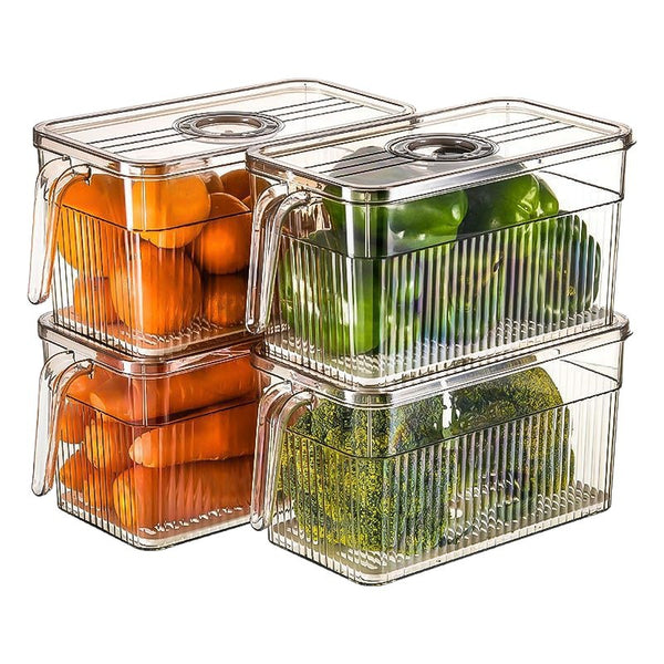 5L Acrylic Fridge Storage Container – Freshness Made Easy — Acrylic, Arvani Home Essentials