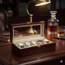 Luxurious wooden 5 slots watch case — Wooden, Arvani Home Essentials