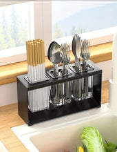 Multifunctional Countertop Organizer shown from another angle (Durable ABS with elegant metal accents for a modern, stylish look)