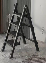 4 Steps Portable Folding Ladder shown from another angle (Kitchen Storage & Organisation)
