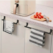 Stainless Steel Kitchen Cabinet Door Storage Rack shown from another angle (Stainless steel)