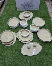 27Pc Elegant European Double Glazed Porcelain Dinner set — Porcelain, Arvani Home Essentials