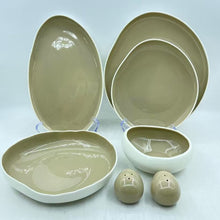 27Pc Elegant European Double Glazed Porcelain Dinner set shown from another angle (Porcelain)