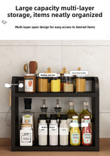 2 layer multifunctional rack shown from another angle (Kitchen Storage & Organisation)