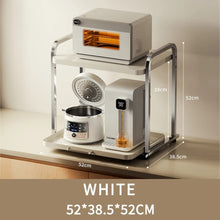 Pull-Out 2 Layer Multifunctional Rack shown from another angle (Kitchen Storage & Organisation)
