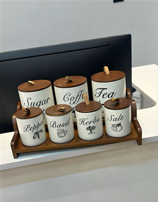 Luxury 8pc -Piece Canister set — Kitchen Storage & Organisation, Arvani Home Essentials