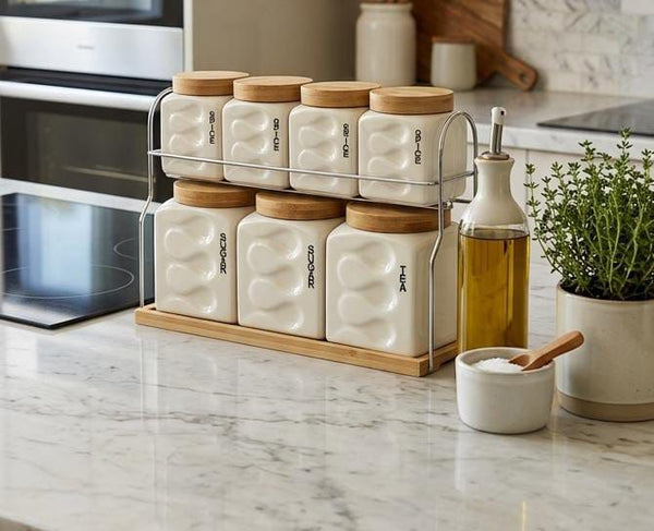 Luxury 8pc -Piece Canister set — Kitchen Storage & Organisation, Arvani Home Essentials